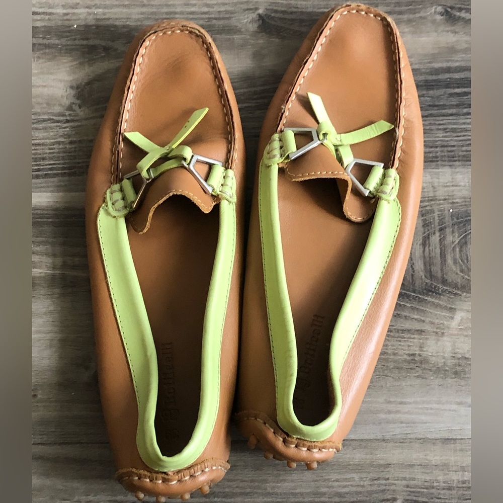 Leather loafers